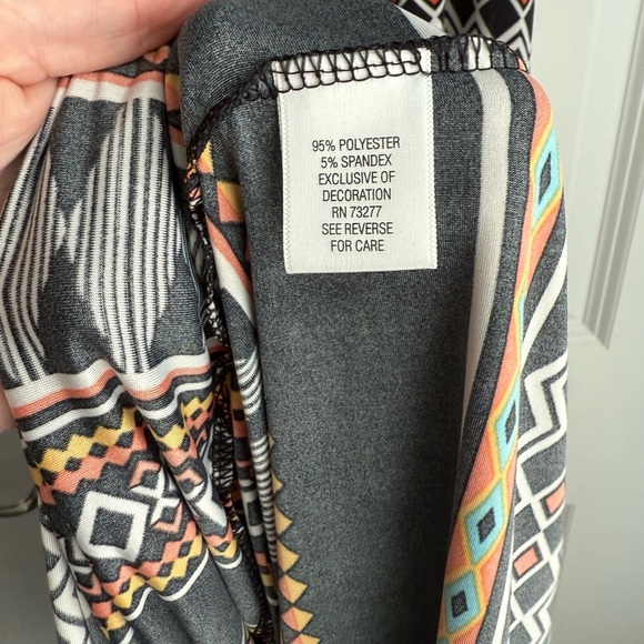 Apt. 9 Bold Aztec Cut-Out Halter Vacation Maxi Dress, Sz L - Picture 4 of 4